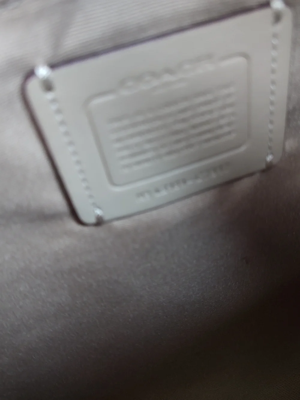 Coach Beige Signature Tiger Backpack